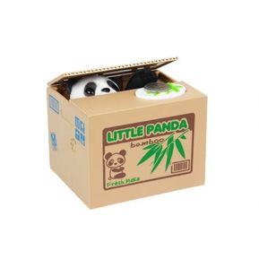 Alcancia De Gato O Panda Roba Monedas Animada Electronica