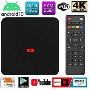 TV BOX 4K Android 10, D.D 16 GB, RAM 2 GB, Convierte Tu TV En Smart TV