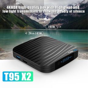 T95X2 4K TV BOX Android 9.0 4GB32GB Amlogic Quad Core Smart