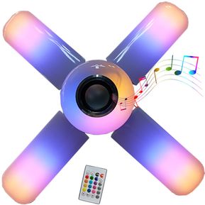 Music Lamp LED Ventilador RGB