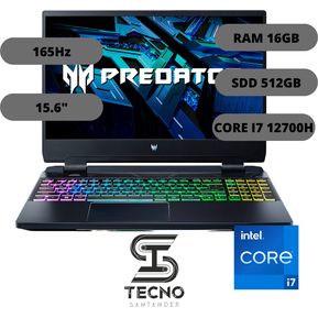 Acer Predator Helios 300 15.6"  165Hz  Intel Core i7-12700H, 16GB RAM, 512GB SSD, GeForce RTX 3060