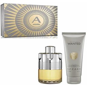 Kit Perfume Caballero Azzaro WANTED Eau De Parfum - Dorado