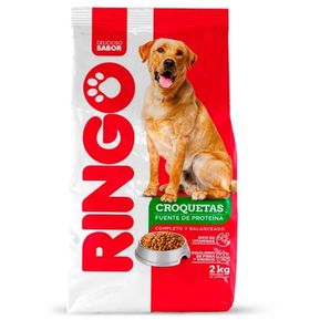 Alimento Ringo para perro croquetas x2kg