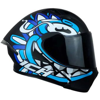 Casco Abatible Ich Dv Negro Mate Gra Ohan Az Smoke Xl Linio