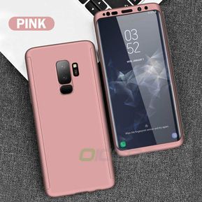 De Lujo 360 grado cubierta del teléfono para Samsung Galaxy S9 S8 más S10E A30 A50 casos de la cubierta para Samsung Note 8 9 S9 S10 caso Plus