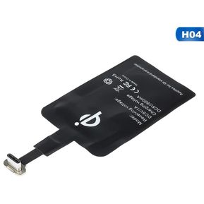Adaptador de cargador inalámbrico rápido Universal, Micro USB tipo C, para Samsung, iPhone, huawei, Android, QI, Receptor de carga inalámbrica(#04 For Type-C)