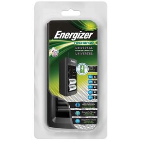 Cargador Energizer Universal Aa, Aaa, C, D Y De 9 V