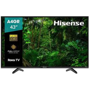 Smart TV Pantalla LED 43 Pulg Hisense 43A4GR Roku Full HD