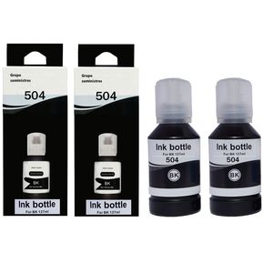 Tinta Epson 504 para impresoras L4150 L4160 L6161 L6171 premium kit 2