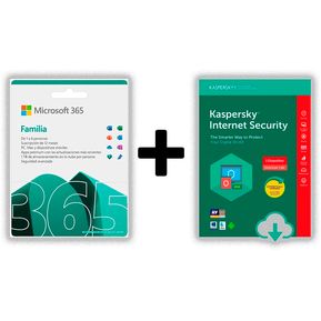 Microsfot Office 365 Family 6 Usuarios + Kaspersky Internet Security
