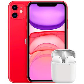 Celular APPLE iPhone 11 64GB 6.1 Audifonos Inalambricos Rojo