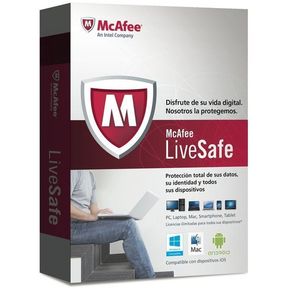 Antivirus McAfee LIVESAFE dispositivos ilimitados Ultima Version
