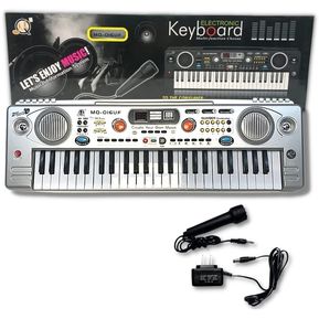 Organeta Piano Teclado 49 Teclas con MP3, USB, Micrófono