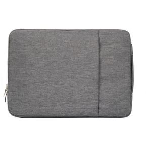 13,3 Pulgadas Moda Suave Denim Bags Portable Universal Laptop Notebook Laptop Funda Con Cremallera Para MacBook Air / Pro, Lenovo Y Otros Laptops, Tamaño: 35.5x26.5x2cm (gris)