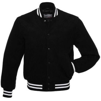 CHAQUETA HOMBRE BEISBOLERA NEGRA Linio Colombia HU148FA0XJ3NZLCO