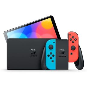 Nintendo Switch Oled 64gb Standard Color Rojo Neón Azul Ne�...