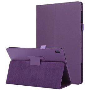 Funda flexible para tableta Lenovo TAB E10 TB-X104F 10 1 soporte de cuero PU inteligente 10 1 pulgadas + bolígrafo(#purple Case)