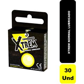 Pack Condones Xtrem Normal Lubricado x 30 Und