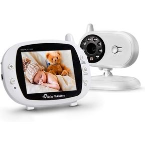 Monitor de vídeo para bebé de Largo Alcance inalámbrico de 850 pies visión Nocturna
