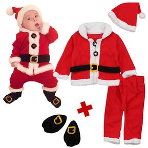 Disfraces De Cosplay De Navidad Bebé 4pcs Trajes Ropa