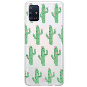 Funda Cactus Con Flor Rosa Shockproof Samsung A51