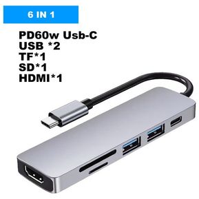 Adaptador Usb C a Ethernet Rj45 Lan C concentrador 4K HDMI compatible