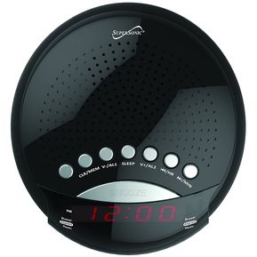Radio Reloj Despertador SuperSonic SC-380 AM FM
