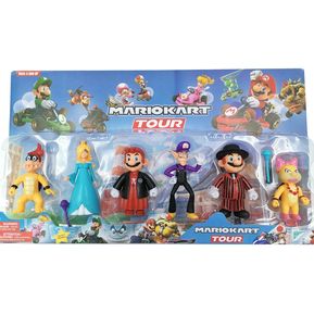 Muñecos Mario Bros Colección 6 figuras set grande