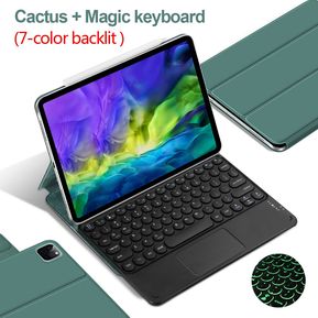 Teclado Touchpad para iPad Pro 11 funda 2020 para iPad Pro 12,9 2018 2020 cubierta magnética Ultra delgada Bluetooth Magic keyboard Cases