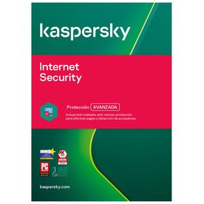Antivirus Kaspersky Internet Security 1 Equipo por 1 Año