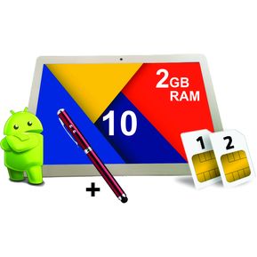 Tablet 10 Pulgadas Doble SIM Android 10 2GB RAM 32GB