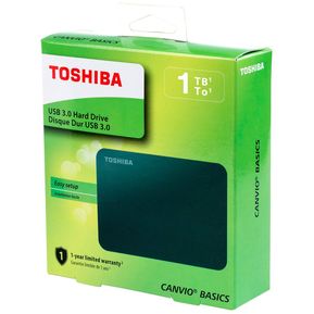 Disco Duro Externo Toshiba 1TB Canvio Basics Ref. HDTB410