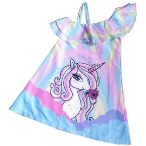 Vestido Para Niñas Con Bolero De Unicornio Petite Shop i439 Violeta
