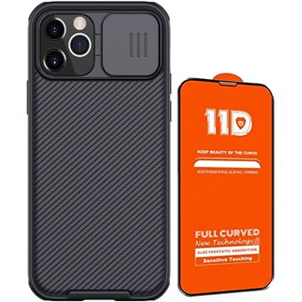 Case Nillkin CamShield Mica 21D Para IPhone 13 Pro Max Negro