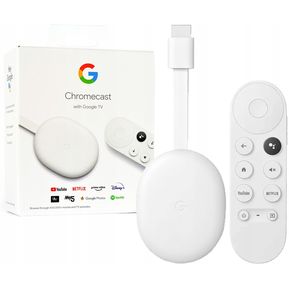 Chromecast With Google Tv De Voz 4k 8gb Snow Con 2gb