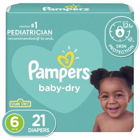 Pañal Pampers Baby Dry Etapa 6 Paquete X 21 Und