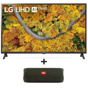 Televisor LG 43 pulgadas 4K Smart TV y Parlante JBL FLIP 5 Green