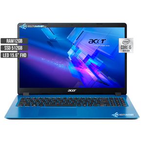 Portatil Acer Aspire 3 Intel Core I5 1035G1 SSD 512GB RAM 12GB LED 15.6" FHD