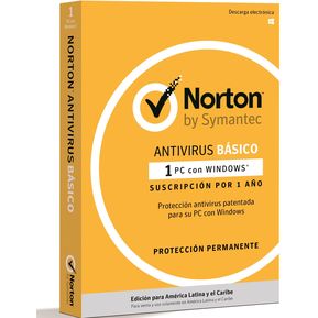 Norton Antivirus Basic 1 Pc/ 1 Año