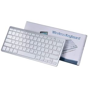 Teclado Bluetooth Wireless Keyboard slim tipo portátil