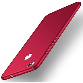 Estuche rígido para PC sedoso Xiaomi Redmi 4X/Red Rojo rojo)