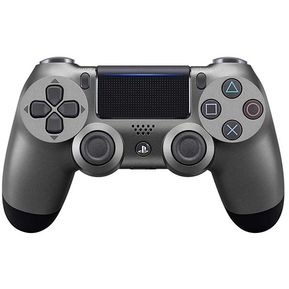 Control Playstation 4 Ps4 Generico DualShock Led Tactil Recargable Plateado Oscuro