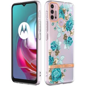 Funda para teléfono serie Flower para Motorola Moto G30 y G20
