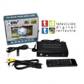 Decodificador TDT TV Digital Terrestre DVB -T2 Cable HDMI + Antena