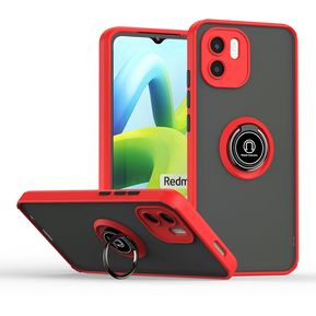 Estuche Carcasa  Xiaomi Redmi A1+ Plus con Soporte Magnético - Rojo