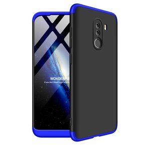 Funda De 3-en-1 360 Para Xiaomi Pocophone F1-Negro Azul