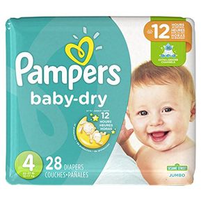 Pampers babydry pañales desechables tamaño 4 28 conde jumbo