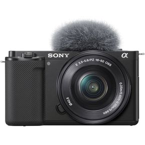 Cámara Sony Alpha ZV-E10 con lente 16-50mm OSS