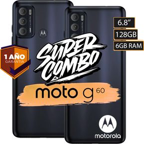 Combo 2 Celulares Motorola Moto G60 128G...