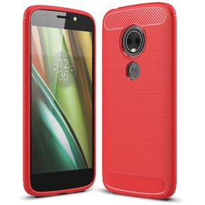 Para Motorola Moto E5 Play Brushed Textu...
